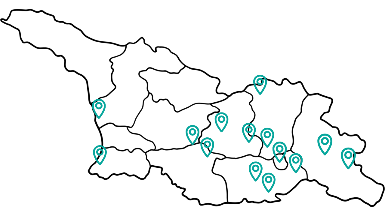 Map of Georgia Service Areas